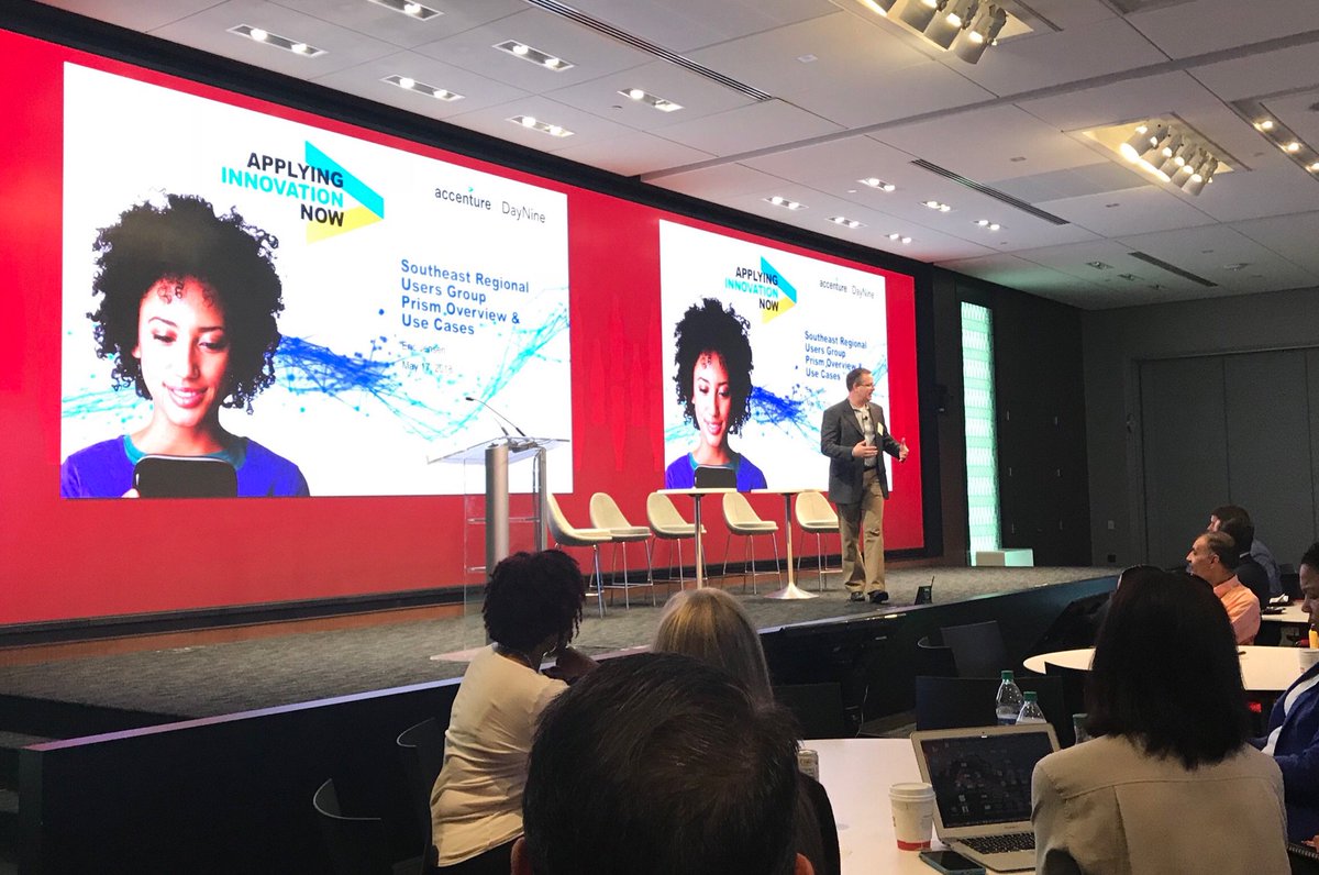 DawnGartin's tweet photo. Hearing about @Workday Prism from Eric Jensen of @Accenture at @CocaColaCo #SERUG #wdaylife https://t.co/JBYHIBW7fI