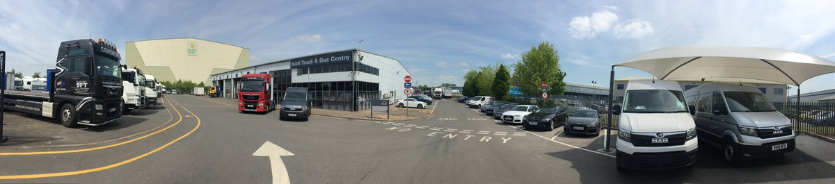 At the official opening of the <a href="/mantruckbusuk/">MAN Truck & Bus UK</a> Nuneaton site today. First of a series of redevelopments  costing £20m!