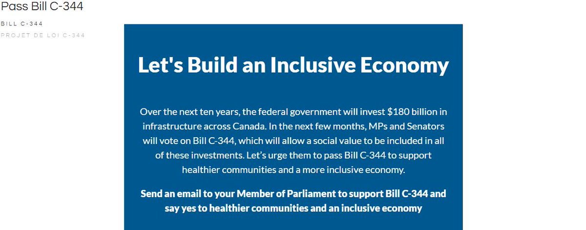 S4ES1's tweet photo. Last chance to write and urge your MP to #PassC344, for a more inclusive economy. The vote will happen any day now.
#passC344 #buysocialcanada #canpoli
https://t.co/67EE5HdFtF https://t.co/XoRrA3c2F6