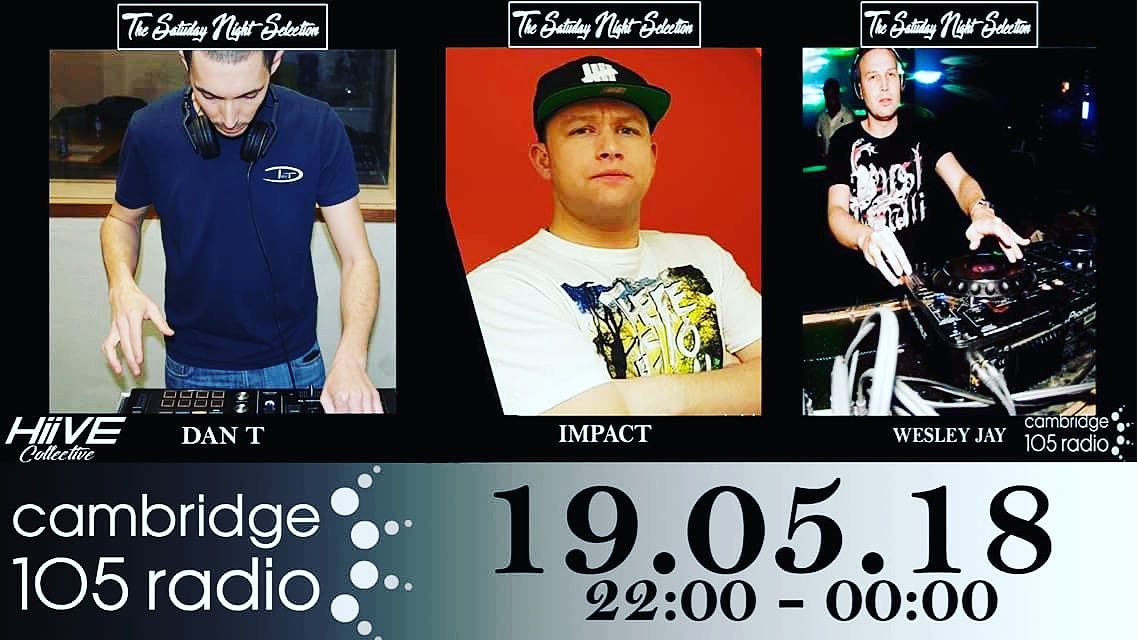 ImpactUKG's tweet photo. I will be joining Dan T alongside Wesley Jay this Saturday evening on Cambridge 105

I've got a nice selection lined for you all 🔊🔊
#FM #Online #DAB #DanT #WesleyJay #DJiMPACT #Cambridge105 https://t.co/Qctvo0o8UJ