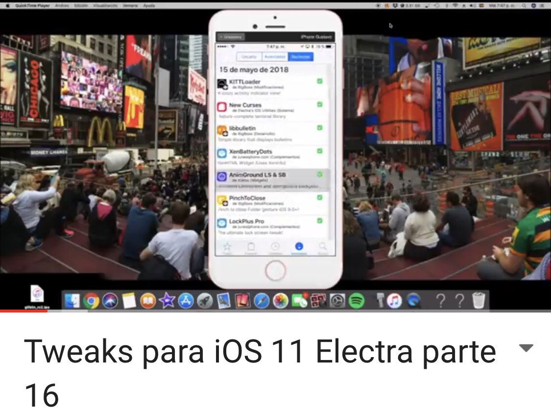 Apple_Adictos's tweet photo. Otro video mas con lo más actual de #Tweak para iOS 11 #Electrajb
#jailbreak #cydia #iostechne
https://t.co/Th6oZZUHkx https://t.co/NewoweXtiY