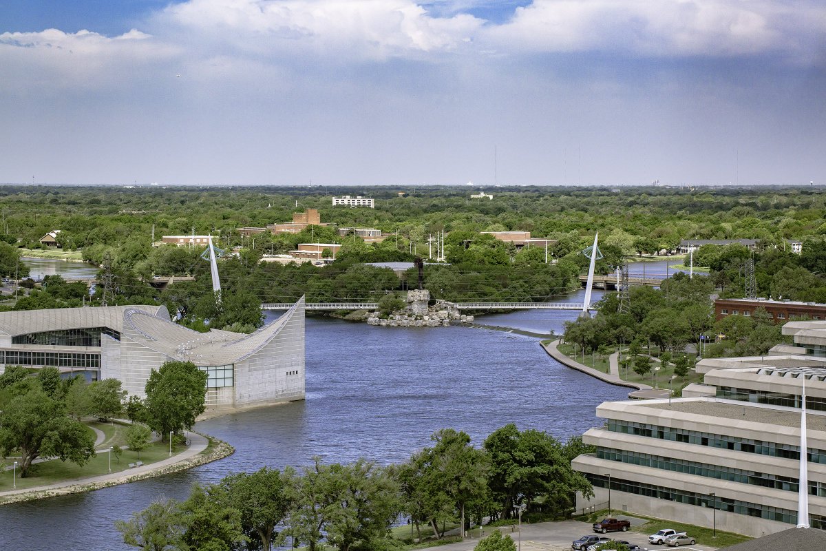 I'd say that's a pretty great view. 
#Wichita #WichitaKS #PictureWichita