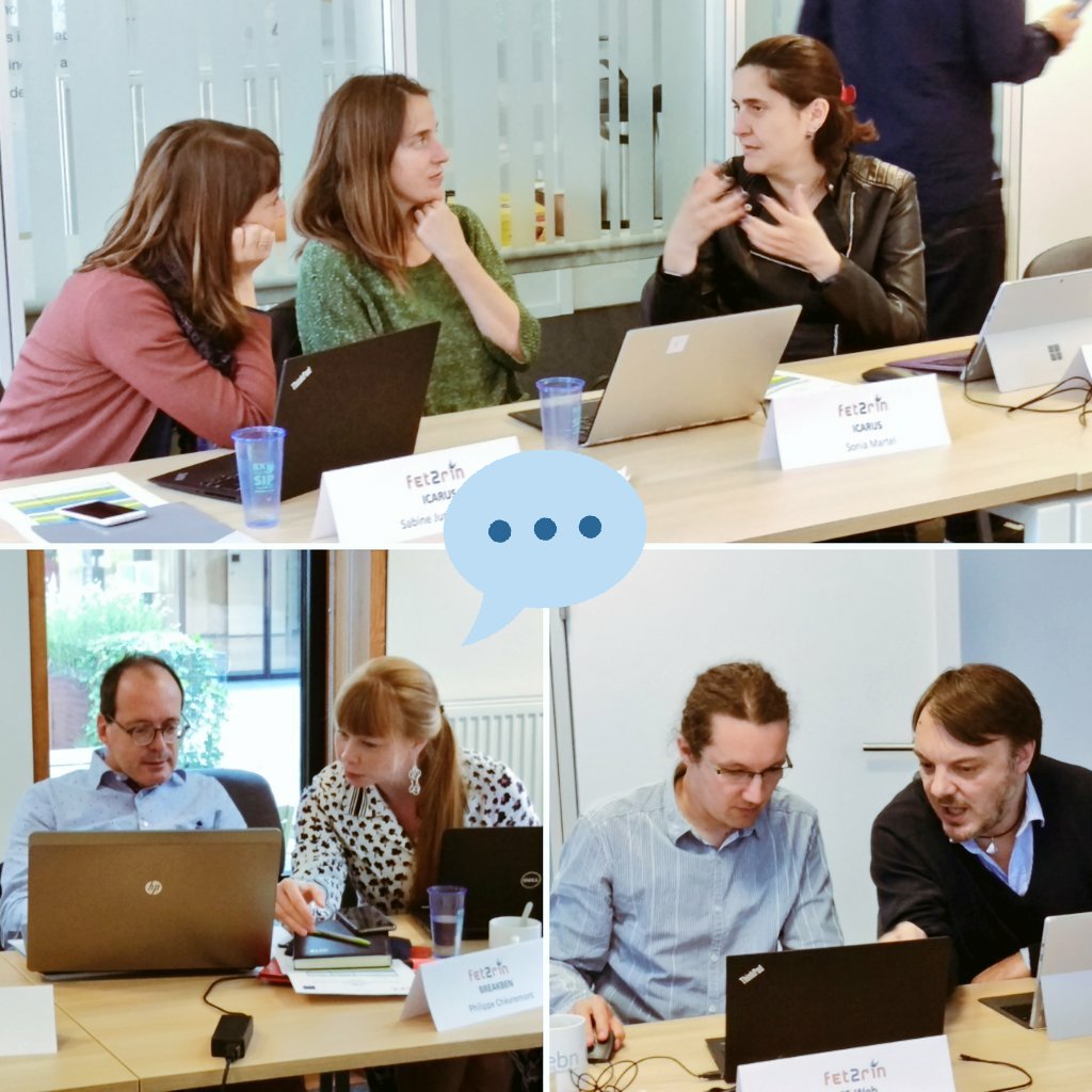 Fet2Rin's tweet photo. #FET projects @ICARUS_ALLOYS @BREAKBENeu #GreenFlash &amp; #CFWeb working on #improving their #pitches for #futurinvestors. #FET2RINworkshop #innovation #investorready #EUprojectsresults 💭💡🔬💸 https://t.co/FBrITCCawm