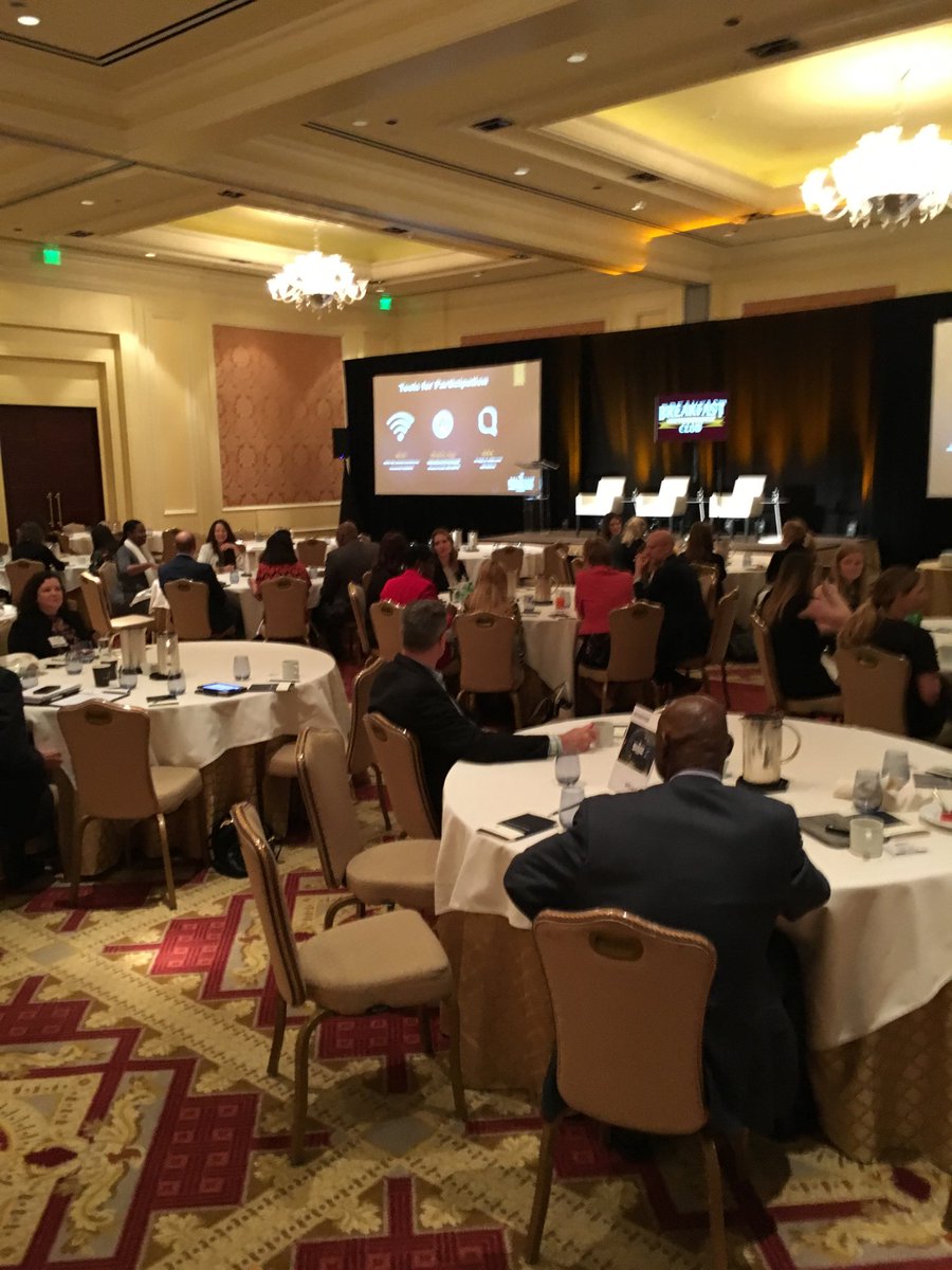 Prokotweet's tweet image. All set and ready to go at this morning’s CLO Breakfast Club in Dallas  #CLOBC