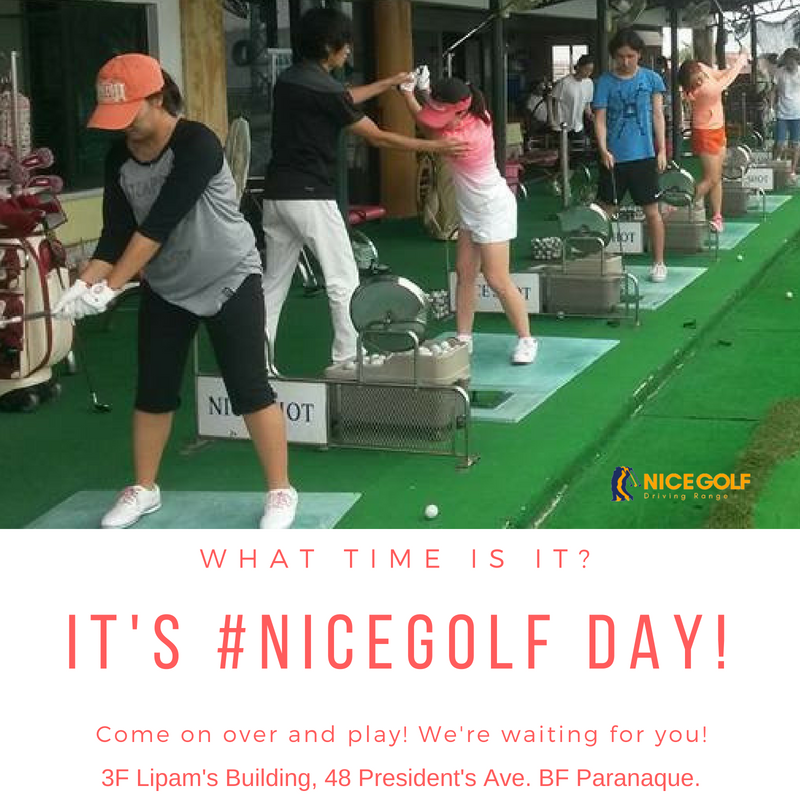 TeamNiceGolf's tweet photo. It's best to have a routine, create one your next driving range session. Focus and create muscle memory for every shot on the range. Creating and practicing your routine may not always be fun, but it can reward you on the course. #NICEGolf #UnliNICE #DiscoverNICE https://t.co/8Bv3aYbbqD