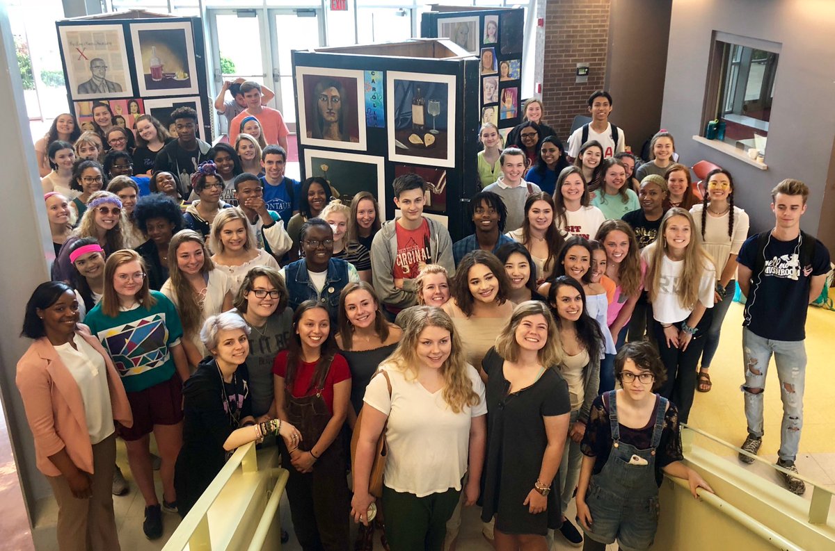 mrs_kaiman's tweet photo. Ballard AP Art Show reception in progress! #ballardart2018 @emilyforrester4 @bruinsphoto https://t.co/uIQH2Ar0Nx