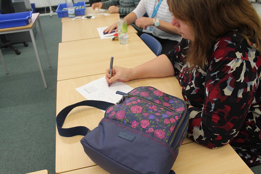 skills_learning's tweet photo. Our staff took part in the @DorsetMind #istressless campaign today. We used their petal template to write a range of activities we do to help stress less! We then turned them into flowers! #MHAW18 #MentalHealth #StressLess https://t.co/UNqfpnB8wA
