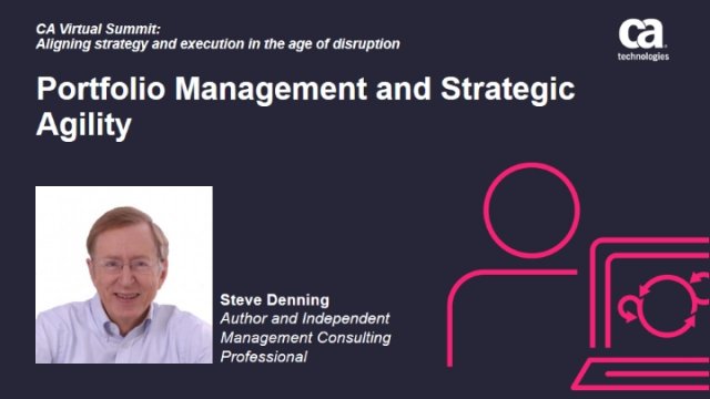 ca_agile's tweet photo. Don’t miss @stevedenning in the Strategy to Execution summit — starting soon, at 9:30am EST! Tweet your learnings, thoughts and questions, using the hashtag #CAStrategySummit. https://t.co/5qPyAvmO5p https://t.co/SGxkHoTpFC