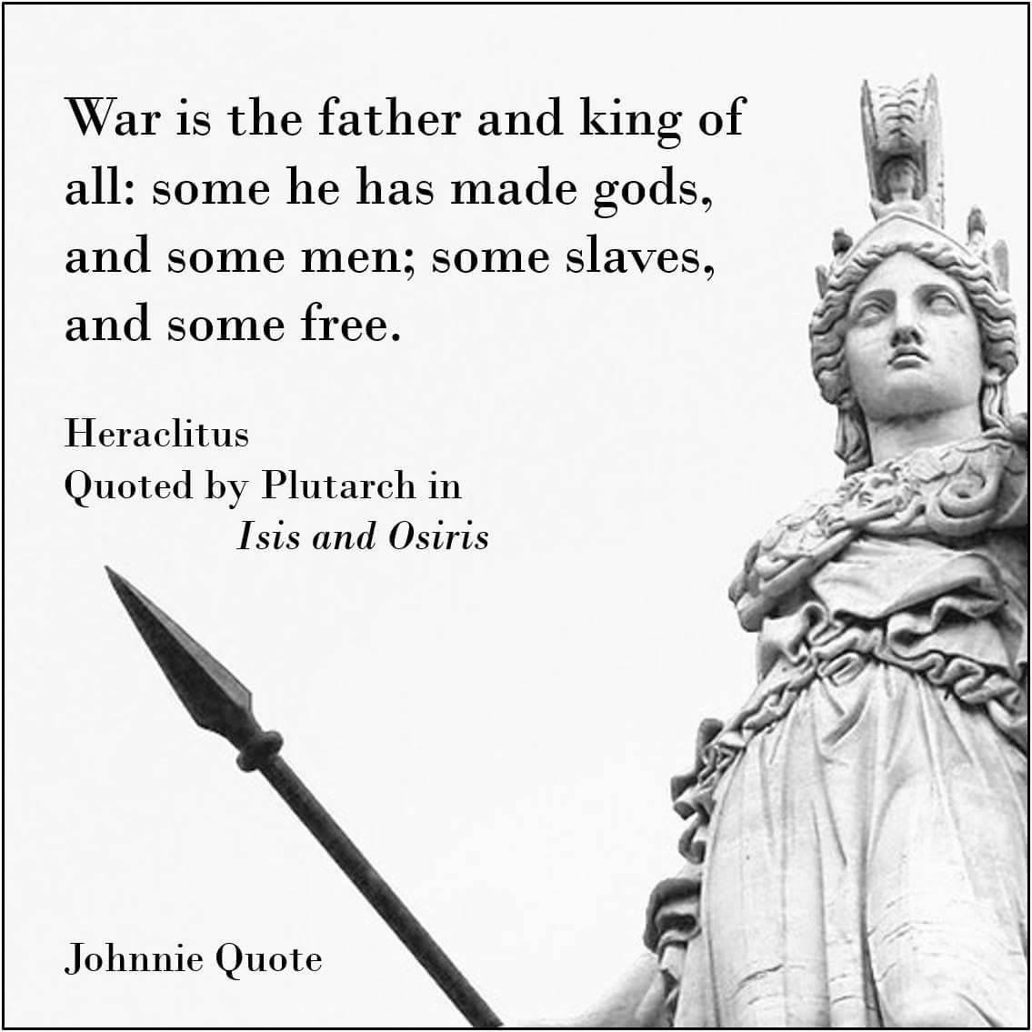 johnniequote's tweet photo. You can never step into the same war twice. #TBT

The Great Books Program at St. John's College. https://t.co/55dcEeAuYF https://t.co/QSK3Gd6Xi7