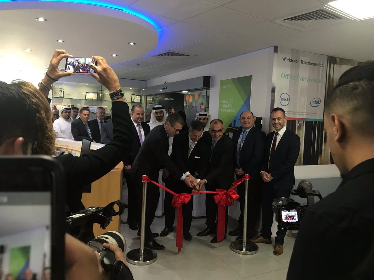 MariusHaas's tweet photo. Incredible to spend time with #customers, @DellEMCPartners and our @DellEMCMEA team in #UAE earlier this week. Excited to have opened our new @DellTech customer solutions center with @AongusatDell, @Mamin624 and @des0s! #DTCSC https://t.co/f53qUhQbI8