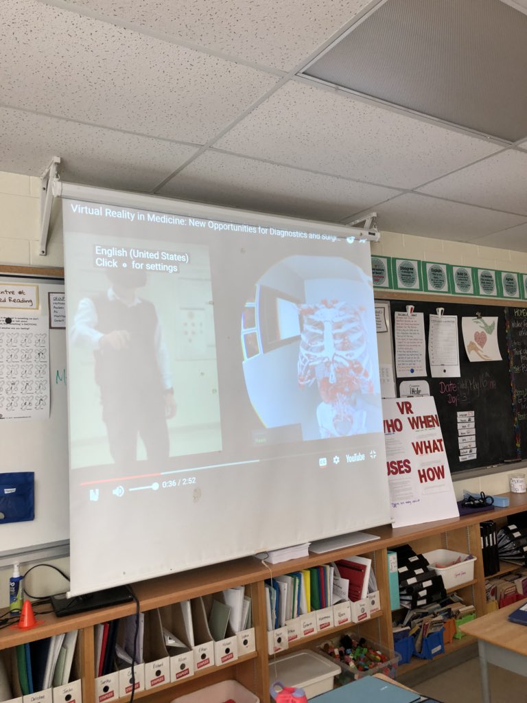 MrsKimGr4's tweet photo. Antibiotics, hydrogen cars, and VR in the medical industry are just SOME of the topics being discussed this week as our Independent study presentations commence. #independantstudy #giftededucation @michaelcrannyes https://t.co/CtGIMXWbGn