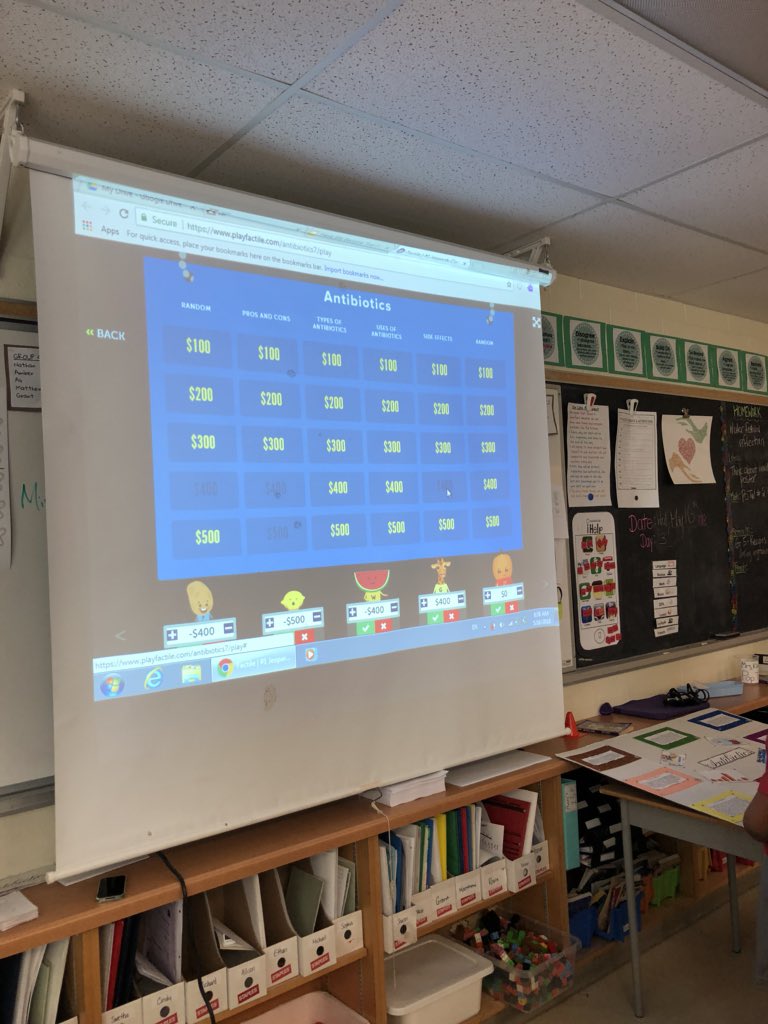 MrsKimGr4's tweet photo. Antibiotics, hydrogen cars, and VR in the medical industry are just SOME of the topics being discussed this week as our Independent study presentations commence. #independantstudy #giftededucation @michaelcrannyes https://t.co/CtGIMXWbGn