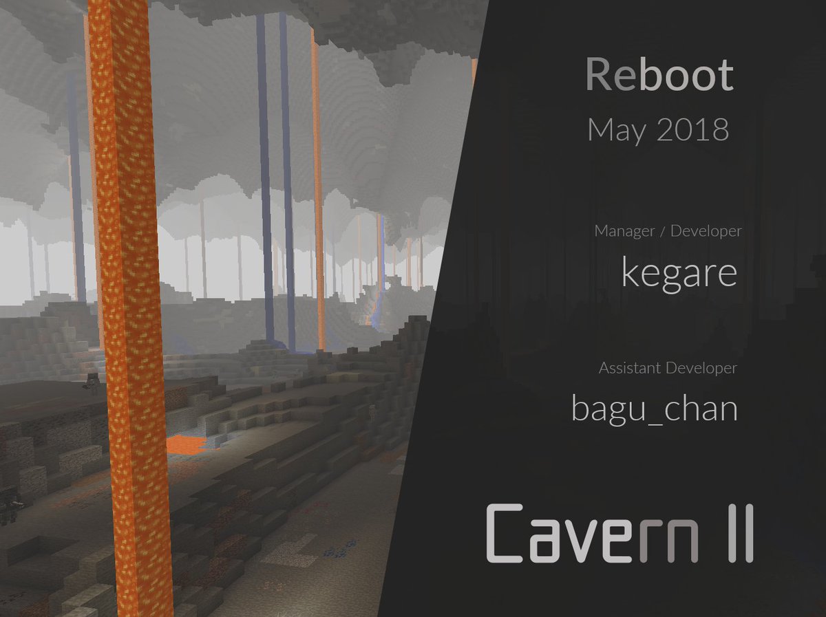 Kegare Cavern Ii 再始動 18年5月より Japaricraftmodの製作者bagu Chan氏が開発に加わりました 主にモブやモデリング 構造物といった外観面での開発を担当いただきます 更に進化する洞窟modの今後のアップデートにご期待ください T