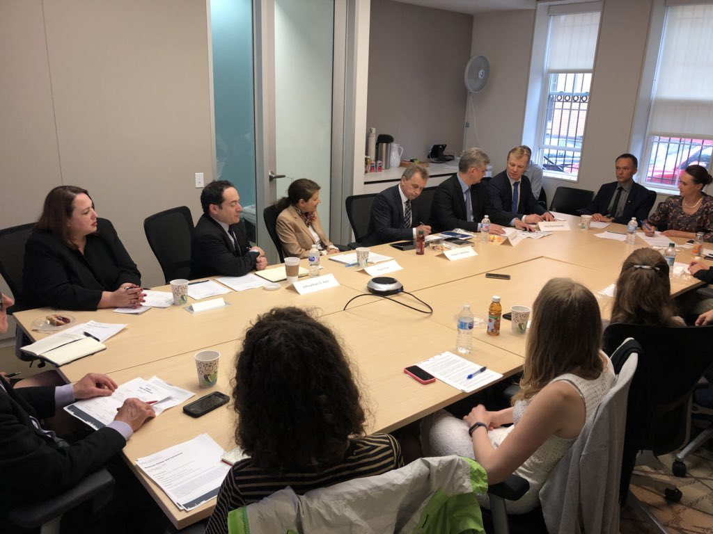 Leaders of Belarusian democratic parties <a href="/liabedzka/">Anatol Liabedzka</a>, <a href="/hubarevich/">Yury Hubarevich</a> and <a href="/rymasheuski/">Віталь Рымашэўскі</a> give briefing in Washington D.C. Audience: diplomats, think tanks and NGOs, working with Belarus