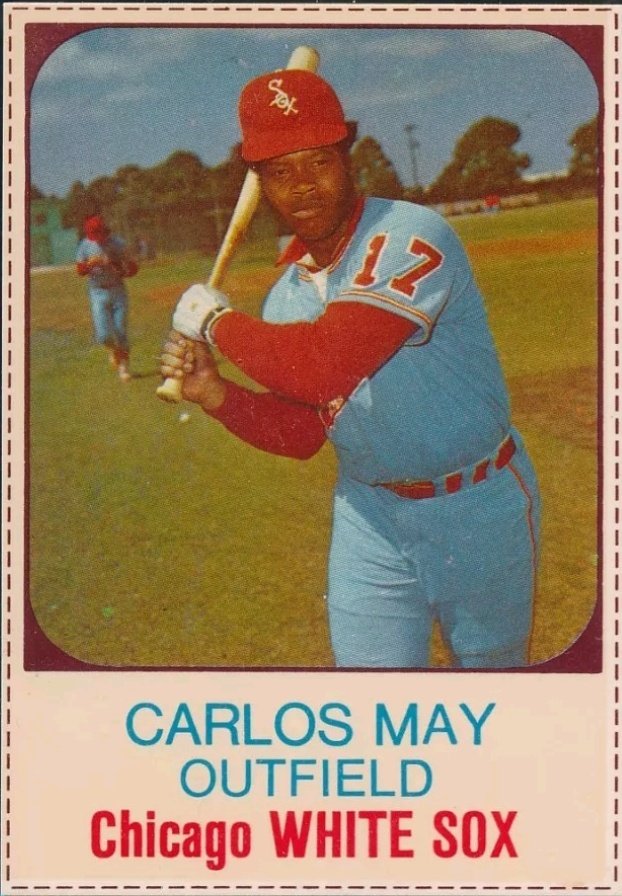 Happy 70th birthday to Carlos May.
Last name:        May
Jersey number:  17
Birthday:            May 17 