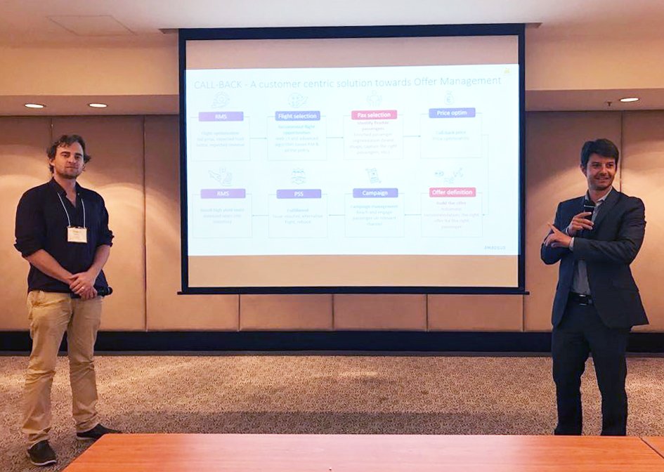 AmadeusITGroup's tweet photo. Delighted to win 2 "Best presentation" awards at #AGIFORS Revenue Management 2018. Congratulations to our presenters! https://t.co/v1nVBl9sYK