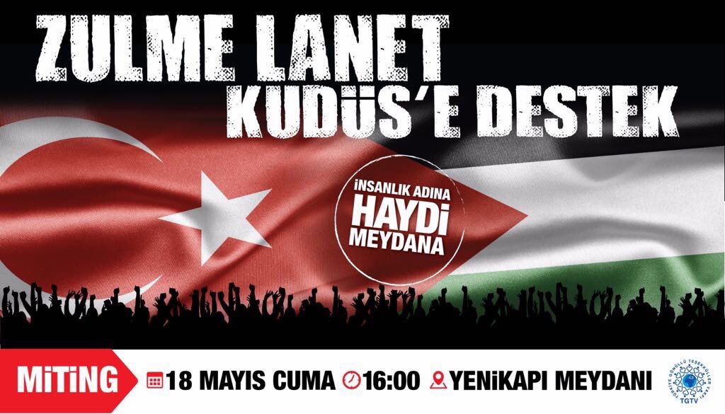 #ZulmeLanetKudüseDestek