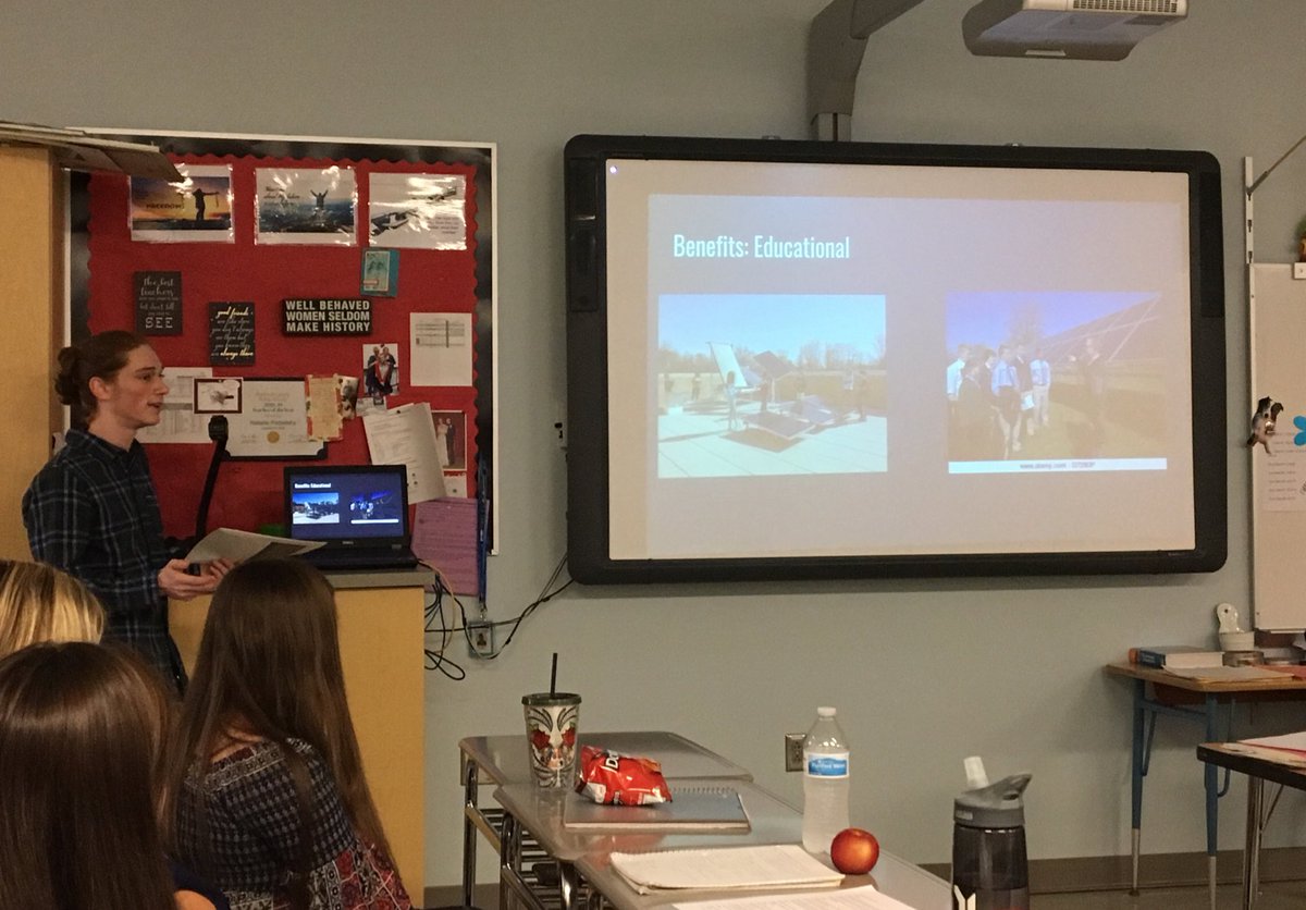 LancerEnglish's tweet image. Dawson H explains how smart and affordable it would be if FCPS added solar panels to schools. #finalproposal @FCC_DualEnroll @fcpsoperations @FCPSMaryland @LHSJournalism