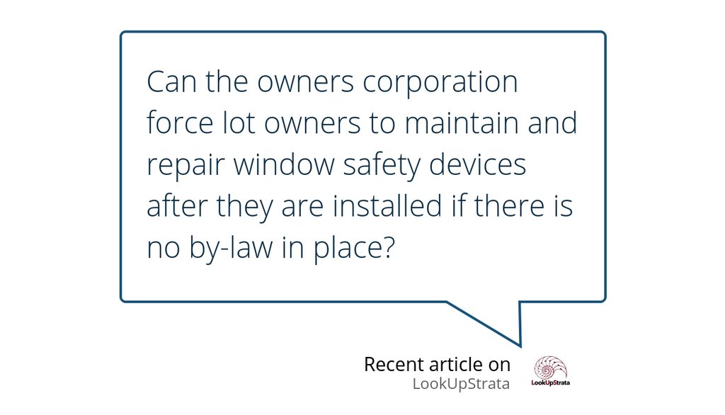 LookUpStrata's tweet image. This article discussing window locks and who is responsible has been provided by Adrian Mueller, JS Mueller &amp;amp; Co. goo.gl/WPLorf #WindowLocks #JSMueller&amp;amp;Co #Strata