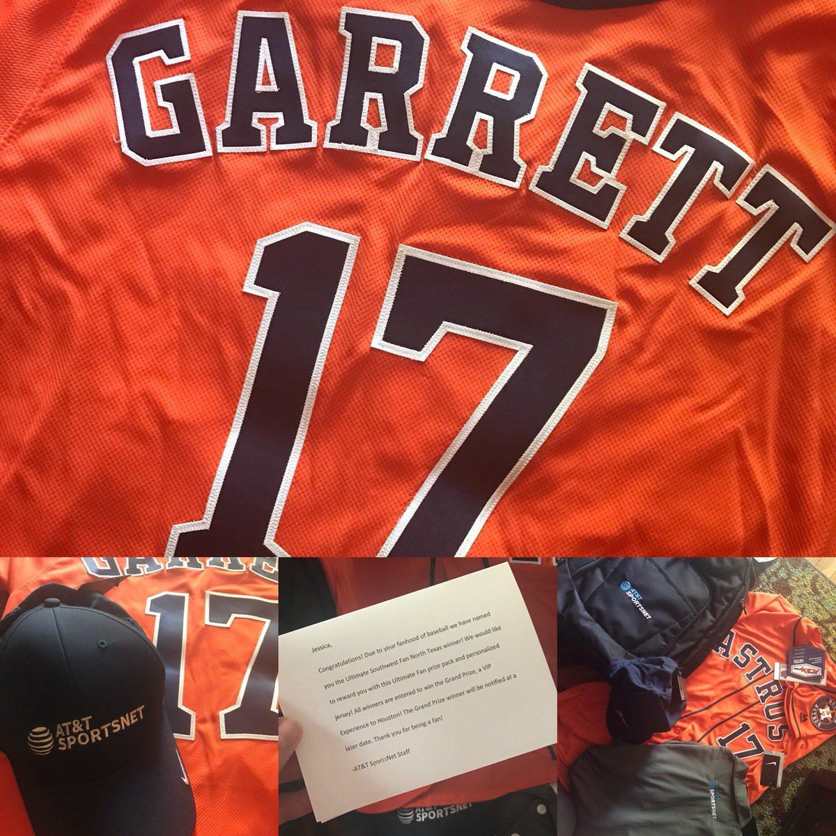 jgarrett_1026's tweet photo. Being the @ATTSportsNetSW Ultimate @astros Fan in North Texas doesn’t suck! Thank you!! #UltimateSWFanNTX @JuliaMorales @blummer27 @RealToddKalas https://t.co/ChPHclvDUn