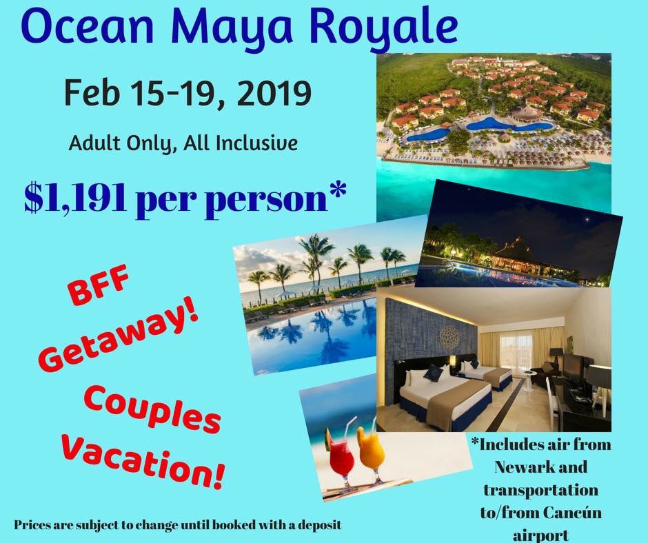 5_SandalsTravel's tweet photo. Grab your friends or your loved ones and getaway! Ask me for more info! #oceanmayaroyale #weekendgetaway #travelsgentsdoitbetter #icansendyouhere https://t.co/e5gPQrRQQH
