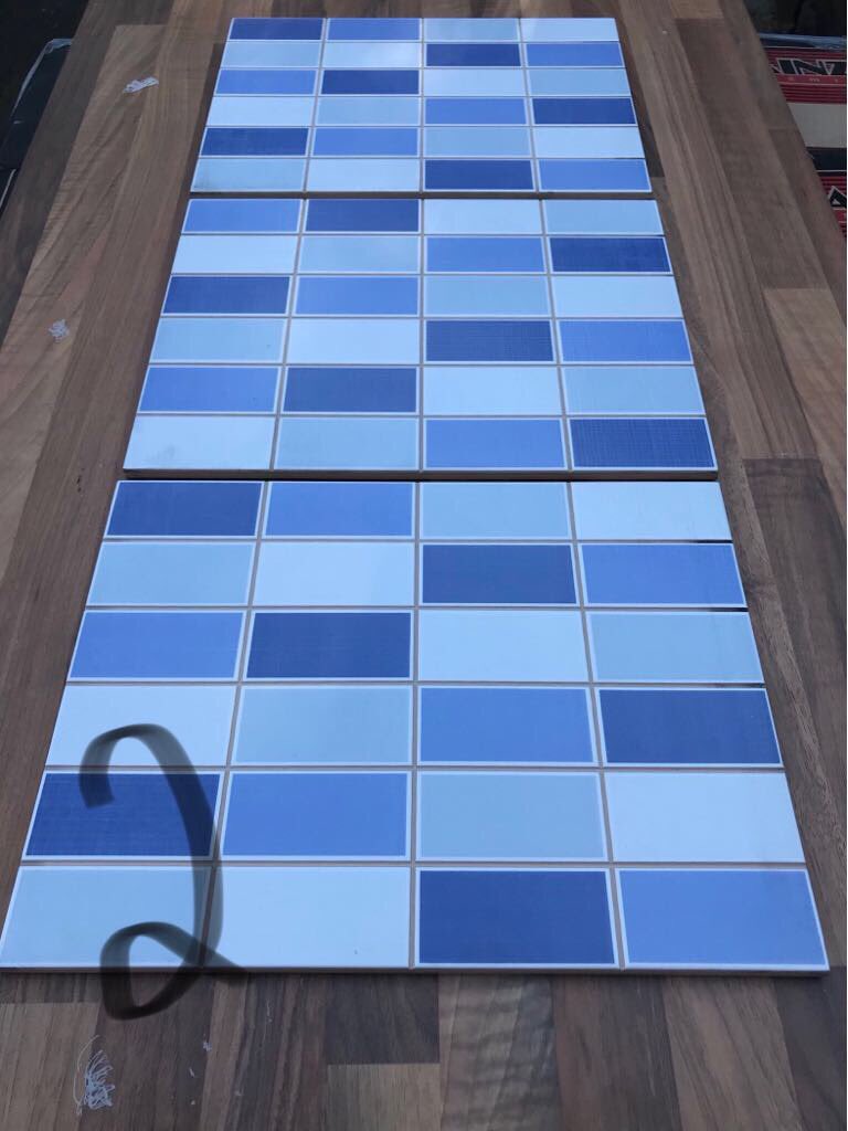 patsy2251's tweet image. Will sell for £12 per sqm I have 7 sqm can be seen G32 area #Italgres #Renior #Azul 25x33.3cm Wall Tile #interiordesign #diy #decor #glasgow
