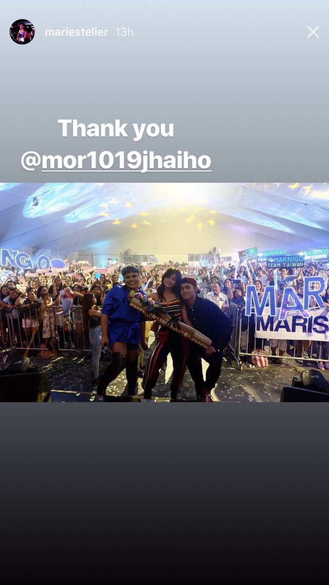 mor1019jhaiho's tweet photo. Ang sweet mo @MissMarisRacal 😘😘😘 https://t.co/Vf46jbGxvN