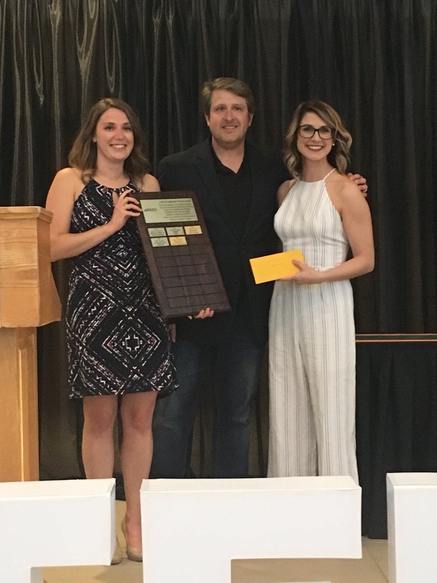 Congratulations to Ryan Giddens, this years recipient of the AARAO Service &amp; Leadership Award! #interchange2018