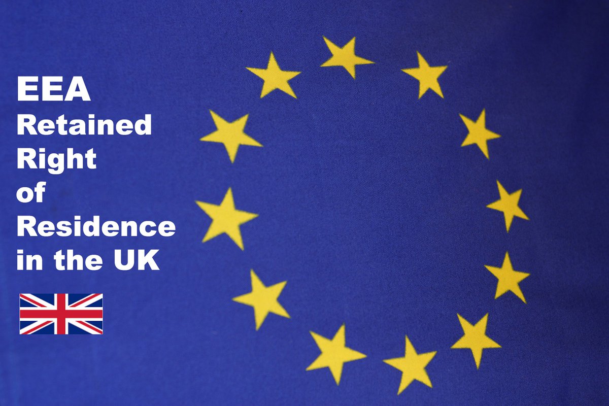 TalleyAndBarrow's tweet image. EEA Retained Right of Residence - How to stay in the UK when your EEA sponsor has left. goo.gl/gbkQWu