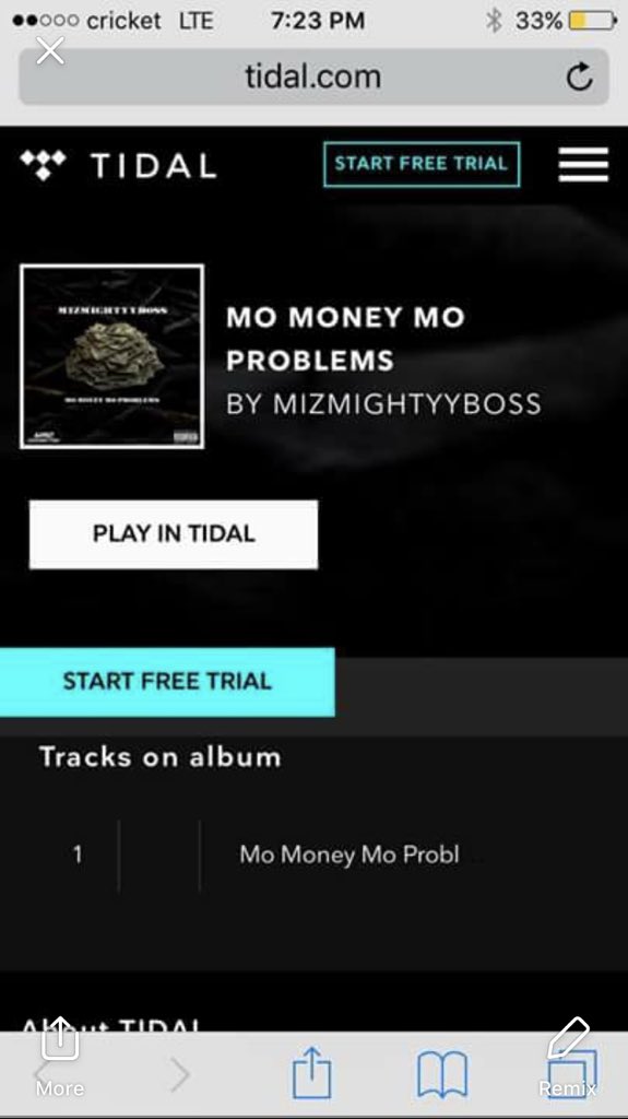 MightyyBoss's tweet photo. Go get my single “Mo Money Mo Problems” on all platforms now #itunes #Tidal #GooglePlay #spotify #AmazonMusic Many more......#MizMightyyBoss #MadConnected 👑🔌📶 https://t.co/Uznx8OFAo3