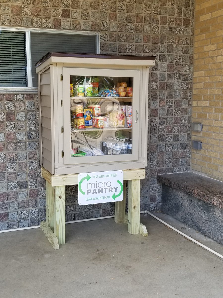 Crossbridge Church is excited to share our 1st Micro Pantry located at the Grove Center at 1055 6th Street, LaSalle. The pantry is full of non-perishable food and toiletries for those in need.  Take what you need, or if you are blessed and can leave items for others, please do.