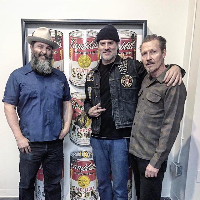 tattonbaird's tweet photo. #TBT Hats, Denim and Art
.
#Repost @loren_denim
・・・
Finally hung with these fine gents this weekend. @iwasjeffdecker @tattonbaird #inspirationla https://t.co/qGIXrrol2J https://t.co/yzBh12hq9N
