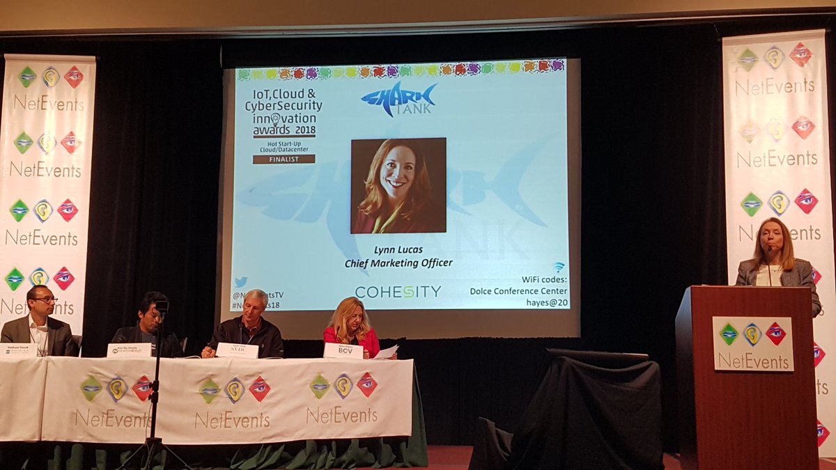 InversorLATAM's tweet image. #LyonLucas @Cohesity in the #NetEvents18 Tank about #Cloud #DigitalTransformation @fariasmari