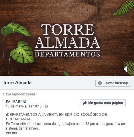 ¡EDIFICIO ECOLÓGICO EN COCHABAMBA! .
.
Conoce mucho más sobre estos departamentos en Torre Almada y la instalación de nuestros equipos Aquakit 💧 .
.
Visíta nuestro Facebook
ift.tt/2ko4JfK 
__________
#Bolivia #Cochabamba #MedioAmbiente #Ozono #Reciclaje