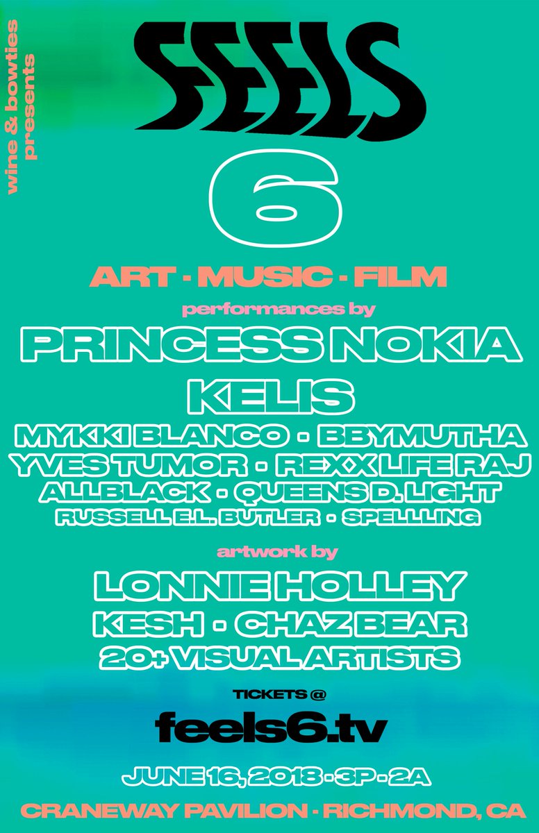 .<a href="/kelis/">KELIS</a> and <a href="/princessnokia/">فصل‌السلطنة</a> to headline Bay Area art and music exhibition FEELS 6. thefader.com/2018/05/24/fee…