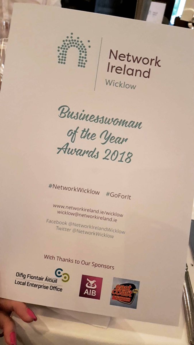 Lisajencollins's tweet photo. Having so much fun so far! Exciting night ahead @NetworkWicklow #networkwicklow #goforit #busineswomanoftheyearawards2018 https://t.co/2T6LdKNHTh