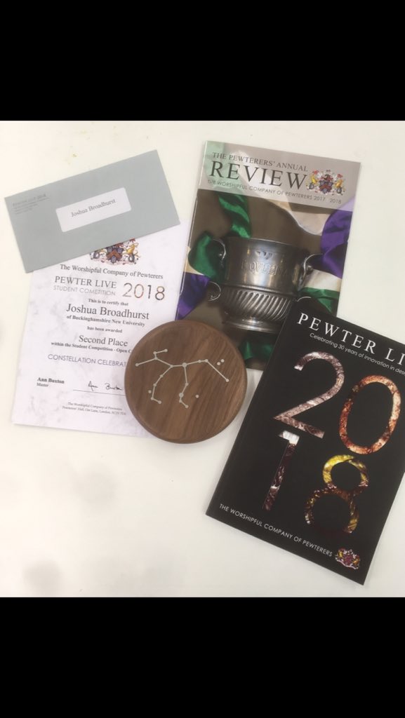 BroadDesigns's tweet photo. Pewter live competition was a success! I came second in the open category winning £200👍🏻 https://t.co/G7HDi1cHoG