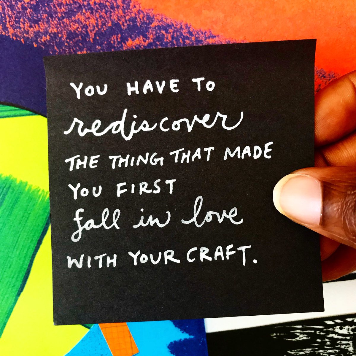 6ptLTSFhZV's tweet photo. A #stickynotetoself for my recent struggle with creative confidence: https://t.co/PwfsNXctTz