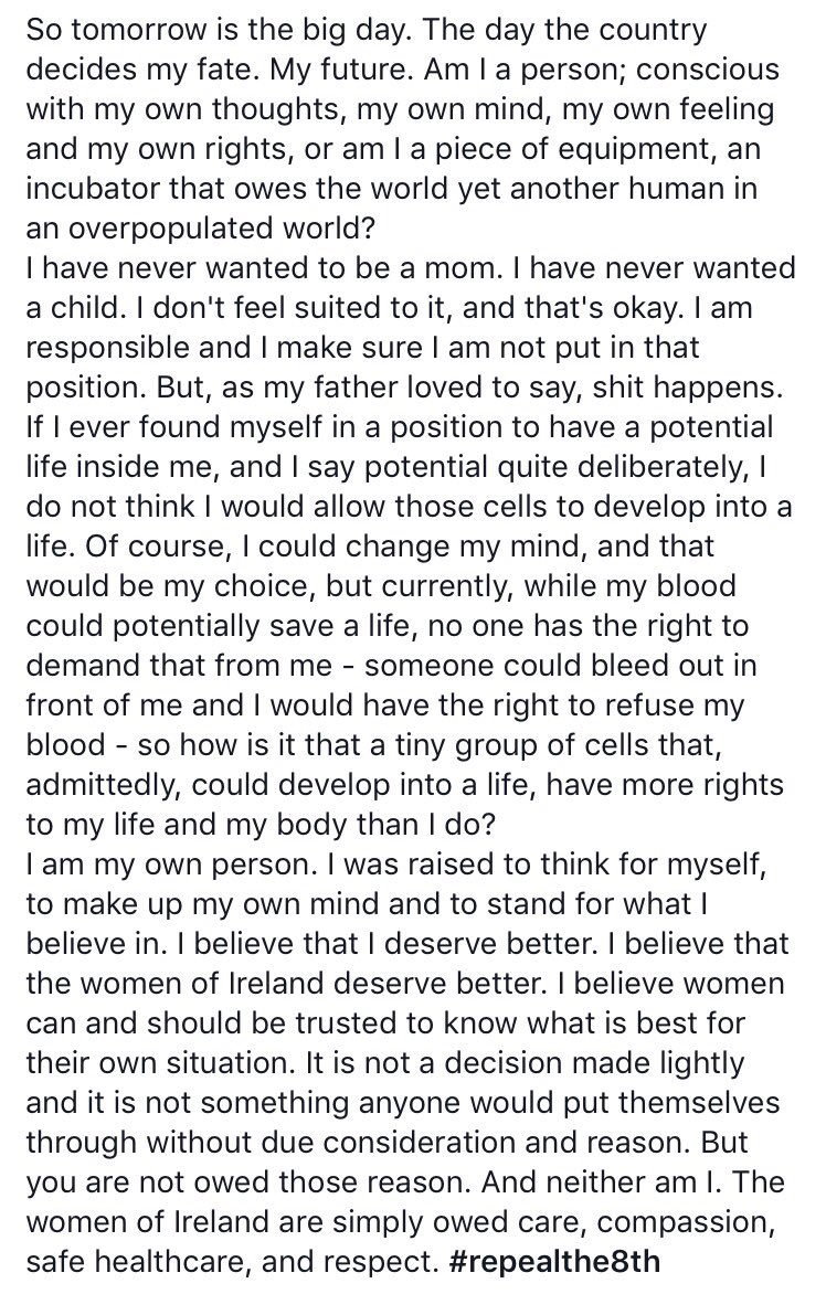 CisforCliona's tweet photo. #repealthe8th #RepealTheEighth https://t.co/SZUzUfOhbw