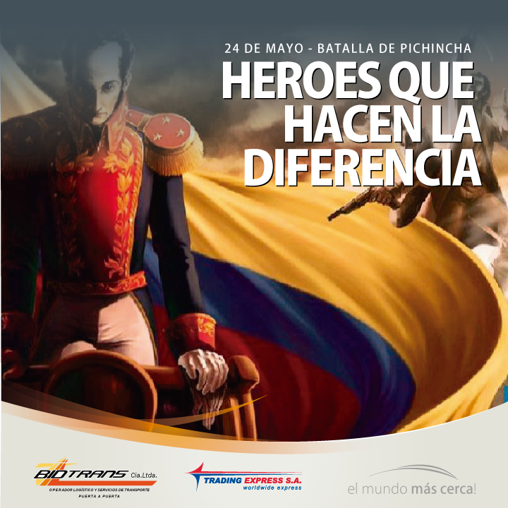 BidtransEcuador's tweet photo. Hoy conmemoramos 196 años de la#BatallaDePichincha Hoy es nuestra responsabilidad seguir luchando por hacer un Ecuador lleno de paz, bendición y prosperidad. Que disfruten de un hermoso feriado. #BatalladePichincha #Bidtrans #TradingExpress #Elmundomáscerca https://t.co/JEgXkevZFz