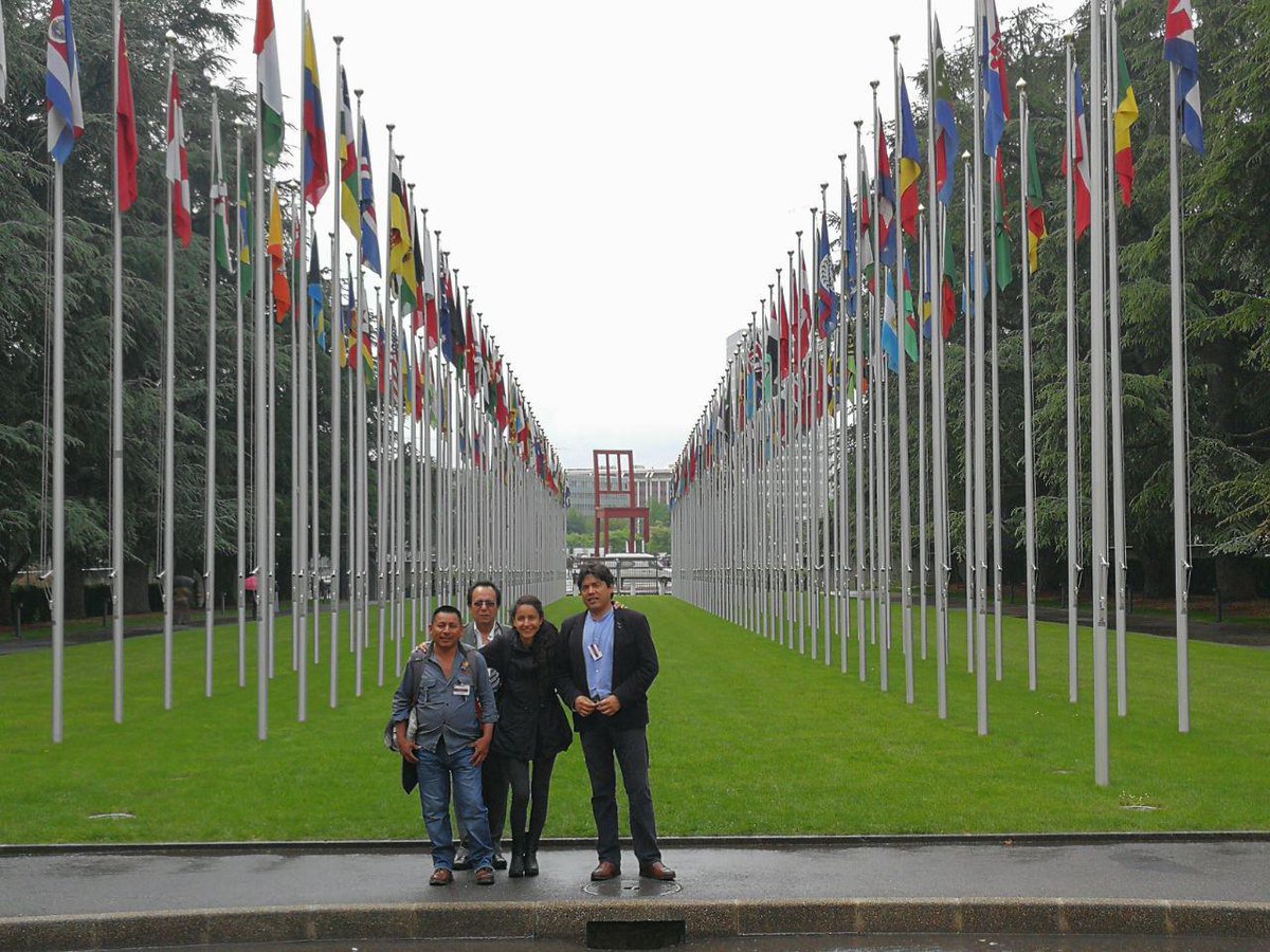 COPINHHONDURAS's tweet photo. #copinh termina visita a Ginebra con importantes compromisos de parte de las autoridades de la Organización de Naciones Unidas @MADJHN #gaipe #justiciaparaberta https://t.co/FfZrRdhPKf