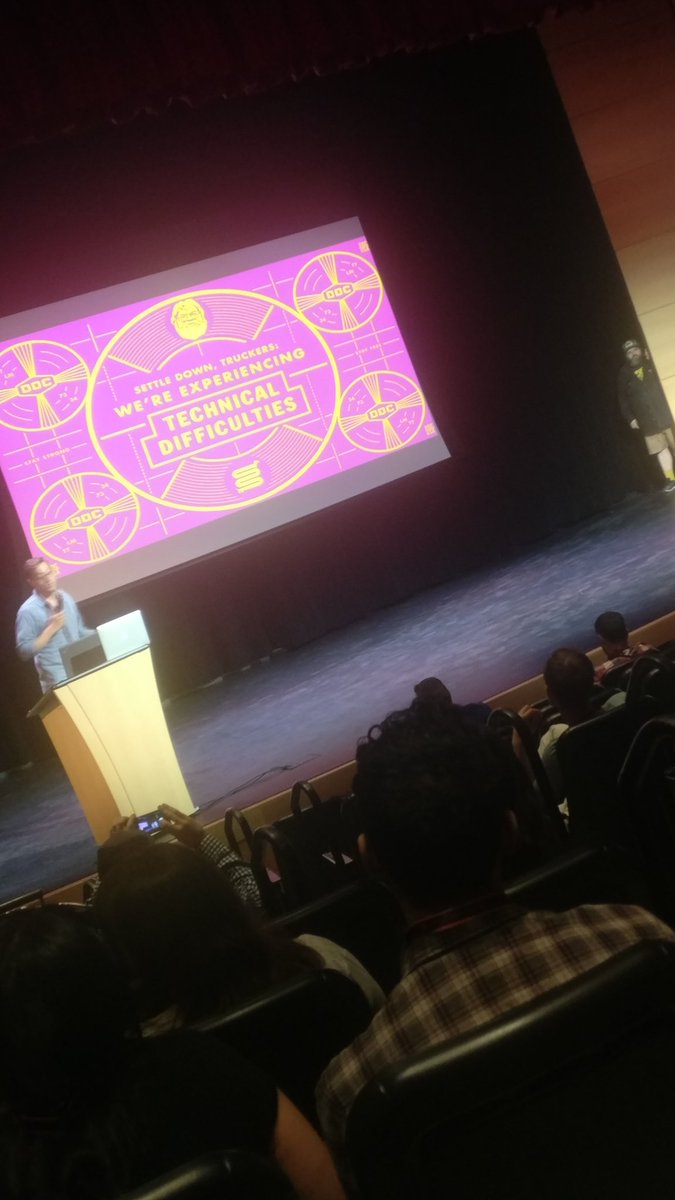 lafor592's tweet image. Yes!! @Draplin  is here! #nerdingout #sohappy #explodeconf18