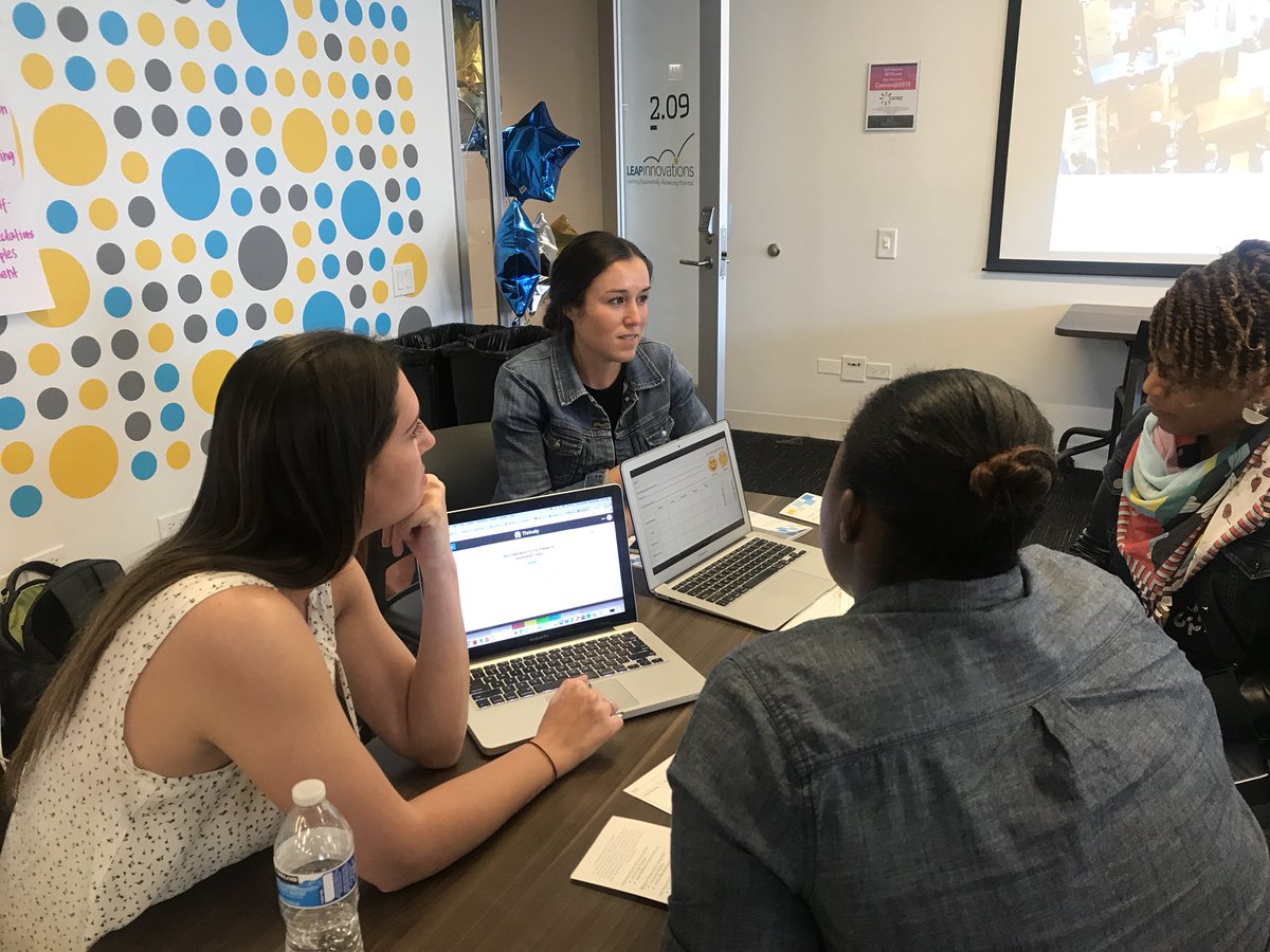 Crnolan's tweet photo. So grateful to be a part of the @leapinchicago Learning Network &amp; to share our problem of practice with other powerful educators! #WeAreDistinctive https://t.co/q3gNAAKvix