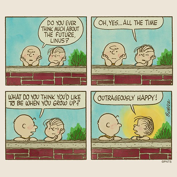 Snoopy's tweet photo. Be outrageously happy. https://t.co/VX2n1iWnMX