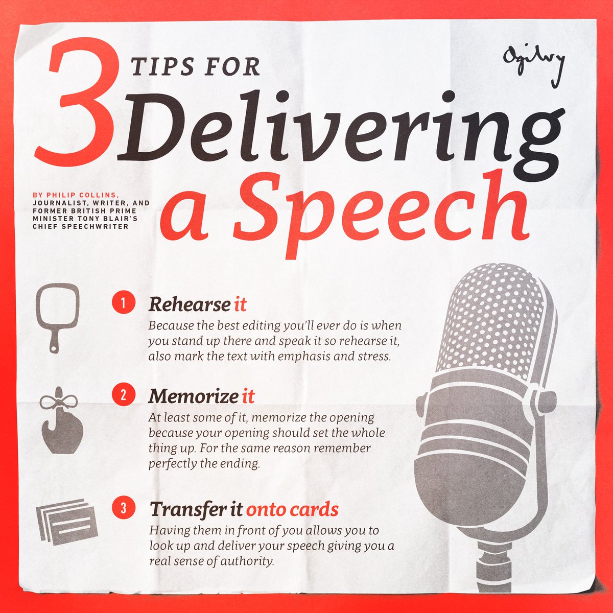 marketingbraino's tweet photo. 3 #tips for writing and delivering a speech via: @Ogilvy https://t.co/11MDokIvEs