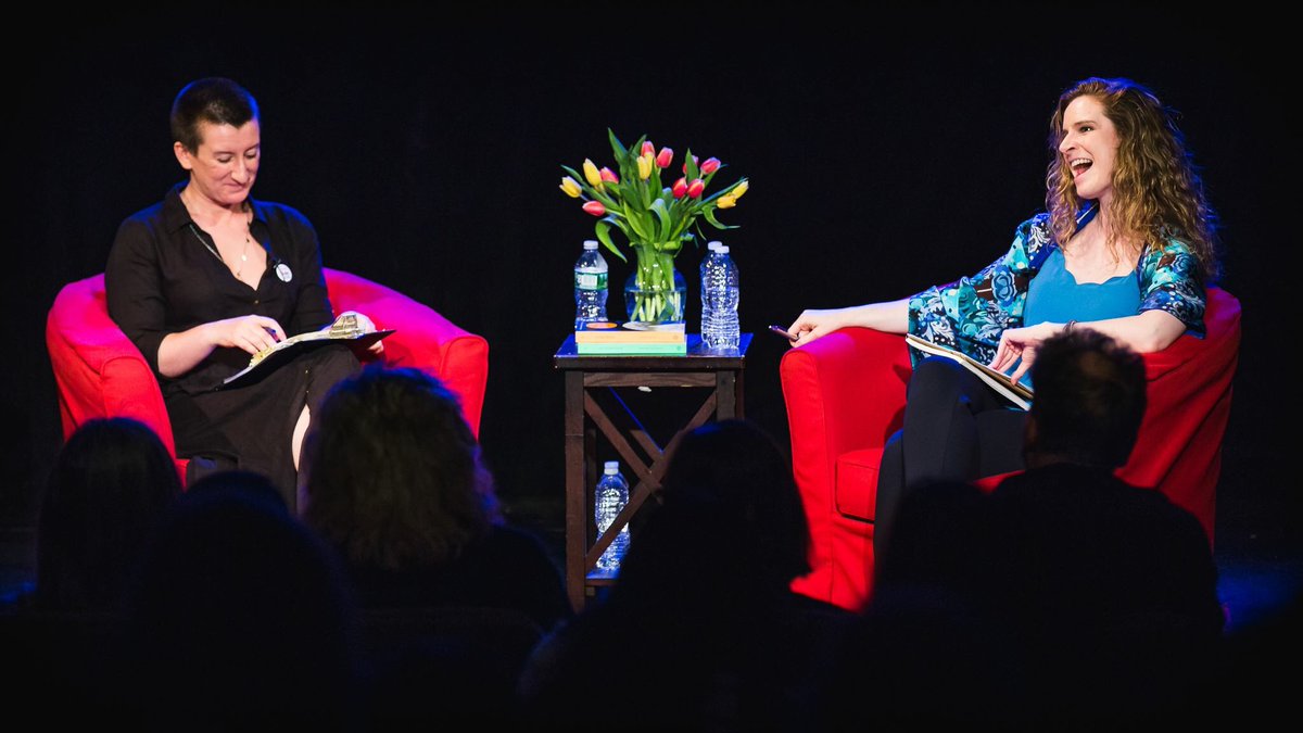 carolineheafey's tweet photo. Brilliant day sitting down with @SarahDavisGoff of @TrampPress on Sunday to talk about Tramp’s #RecoveredVoices Series at the @IrishArtsCenter #ReadWomen #DorothyMacardle #MaeveKelly special thanks to @maevehiggins and @samunderwood for their brilliant readings! https://t.co/Dc8WMhCRkh