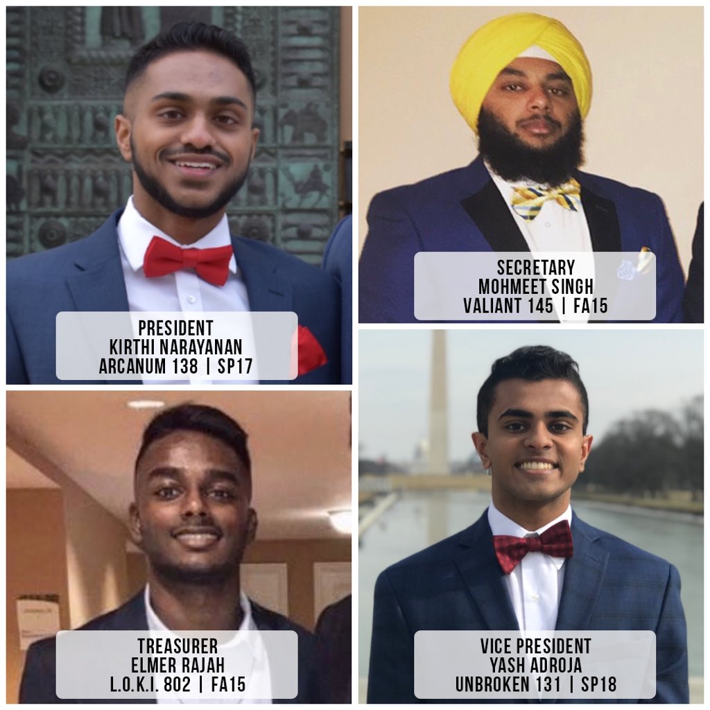 INDTheta's tweet photo. Introducing the 2018-2019 INΔ Theta Chapter Executive Board. Can’t wait to see the great work these brothers will do this upcoming year #shakti https://t.co/xbPnJNlyJq