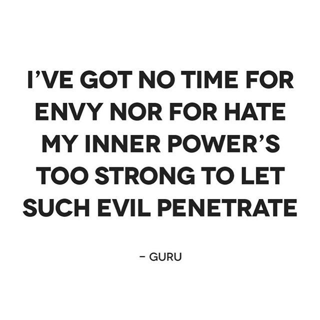 gordonchavez's tweet photo. “My inner power's too strong to let such evil penetrate.”
- #Guru #Gangstarr
#RIPGuru #HipHop #HipHopQuotes #Lyrics #Knowledge #LegendaryMC #StreetPoetry https://t.co/04AOj3weKg https://t.co/h7KmcxzQkm