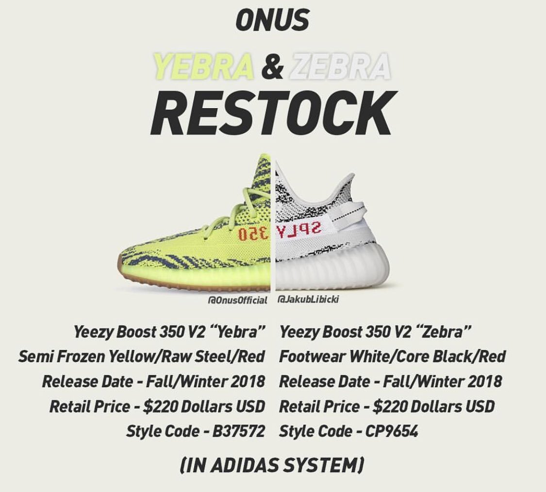 yebra restock