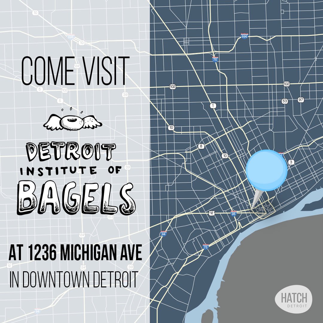 HatchDetroit's tweet photo. Detroit Institute of Bagels (@dibagels) is a fantastic breakfast and lunch spot on Michigan Avenue in Corktown, they make traditional bagels, soups, salads and cater locally. 🍲 We are proud to have them as #hatchalumni. What's your favorite bagel flavor? 😋 https://t.co/gK9NJPqE0Q
